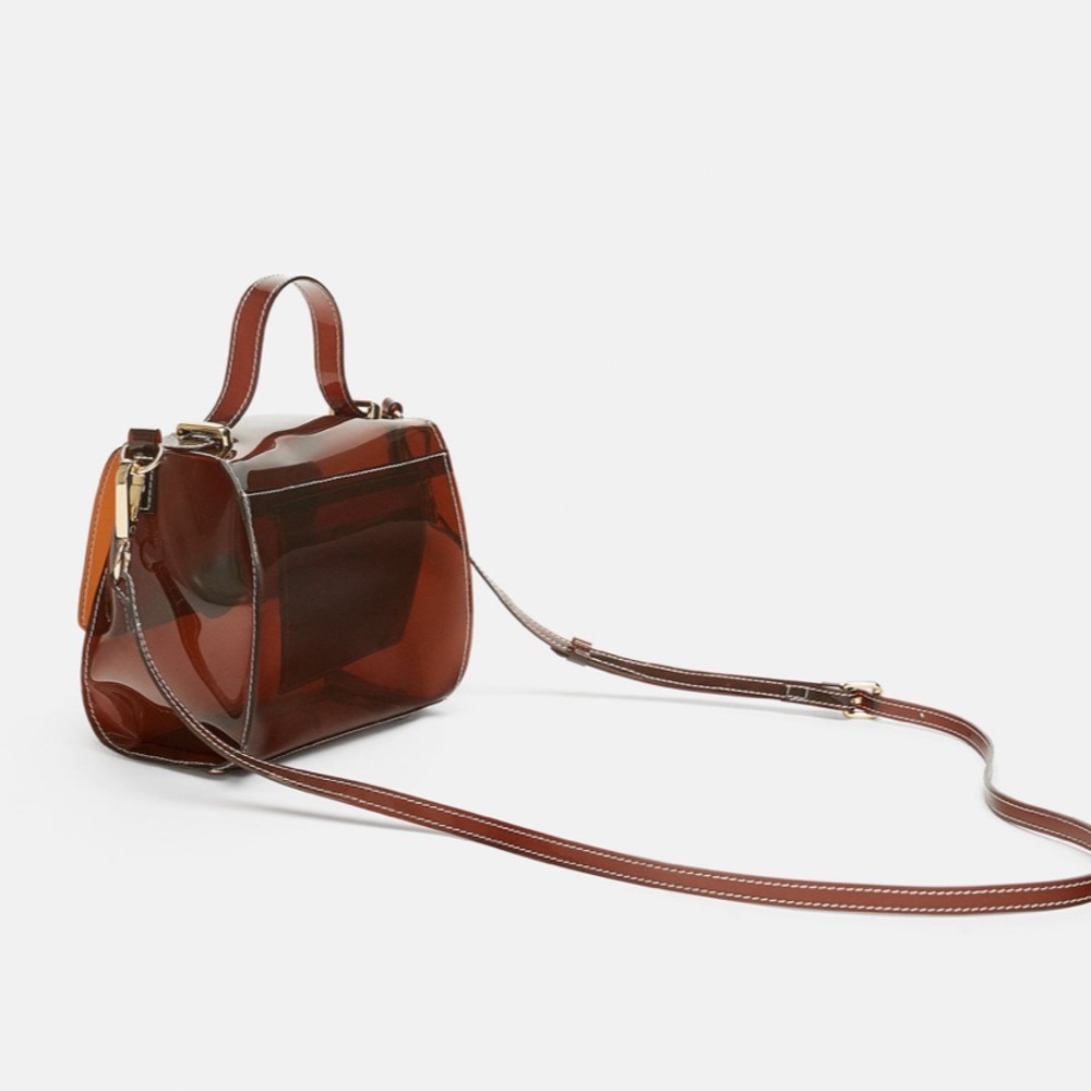 NWT • Zara • Vinyl Mini City Bag 💼 - Picture 6 of 6